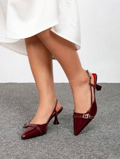 حذاء نسائي كعب متوسط